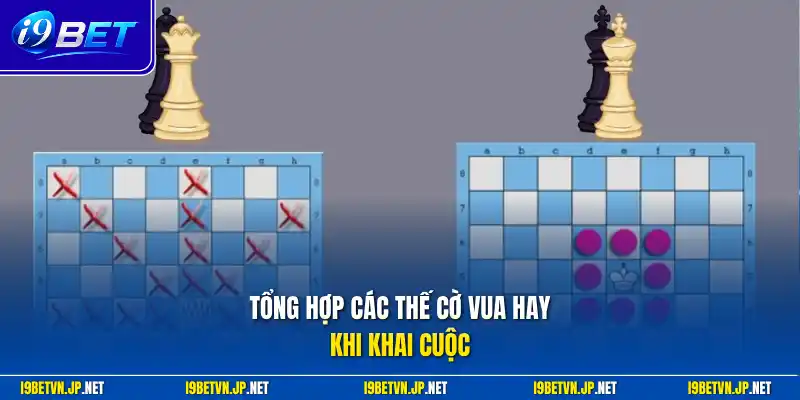 Tổng hợp các thế cờ vua hay khi khai cuộc